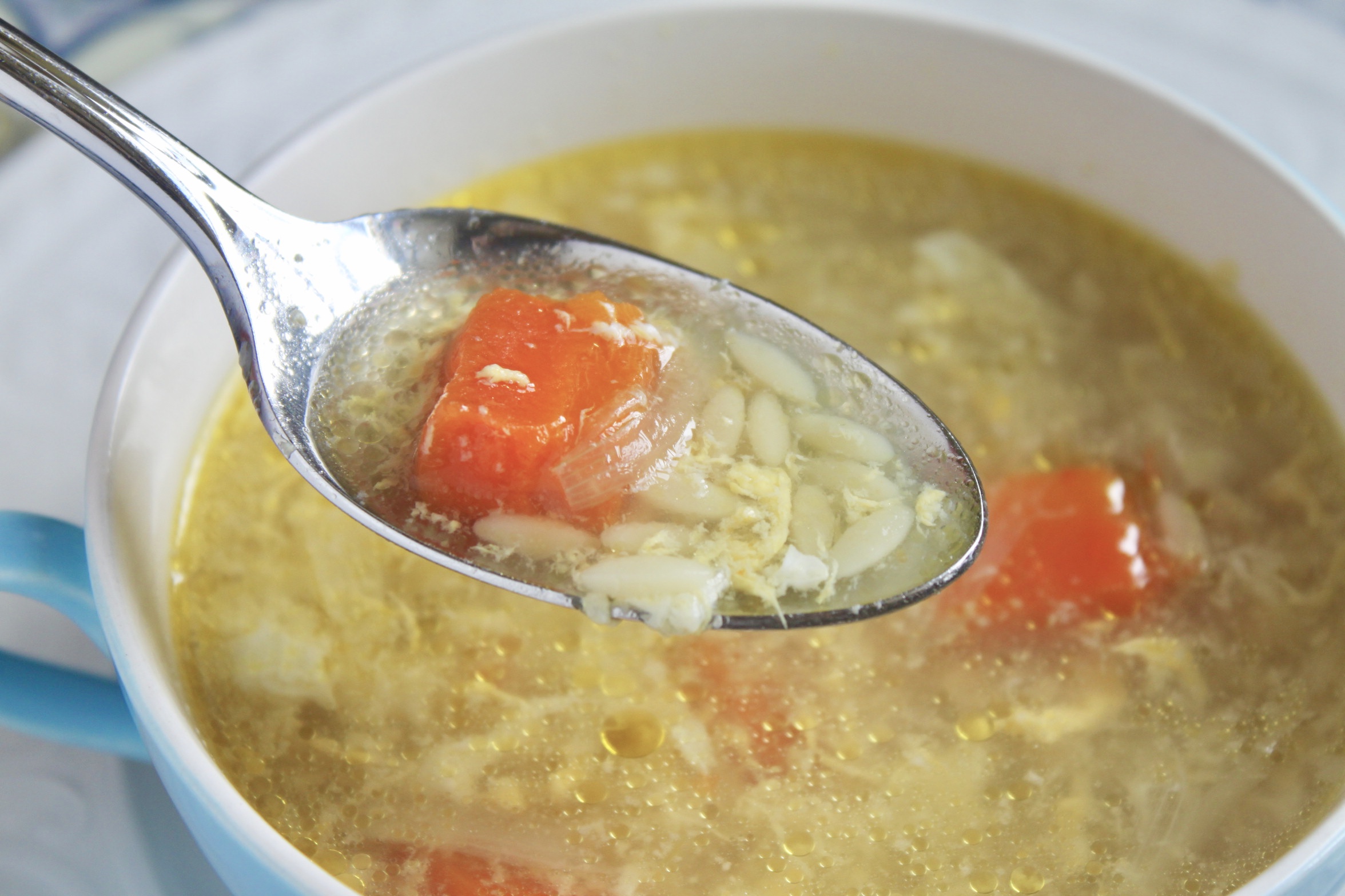 spoonful of pastina soup 