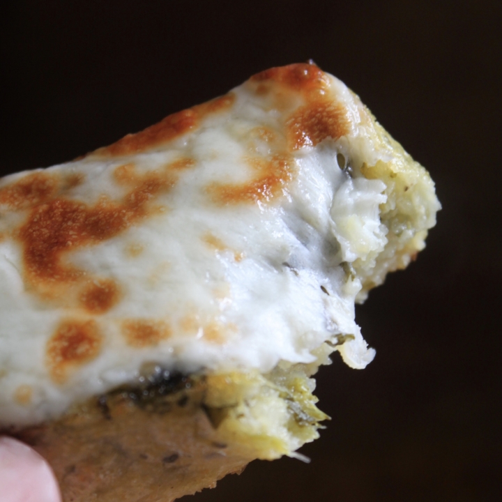 grilled polenta with mozzarella