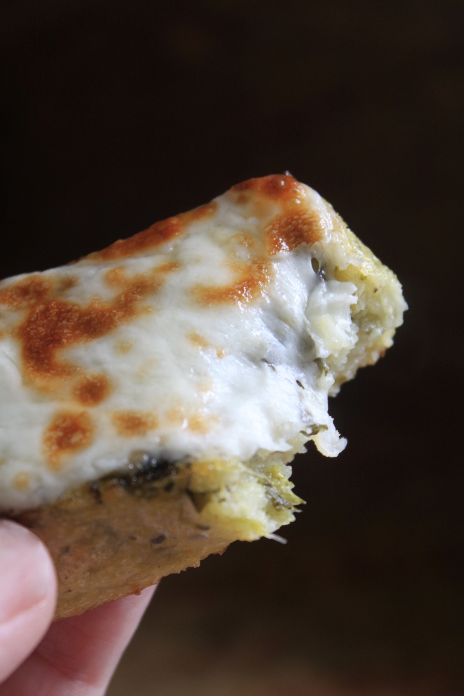 grilled polenta with mozzarella