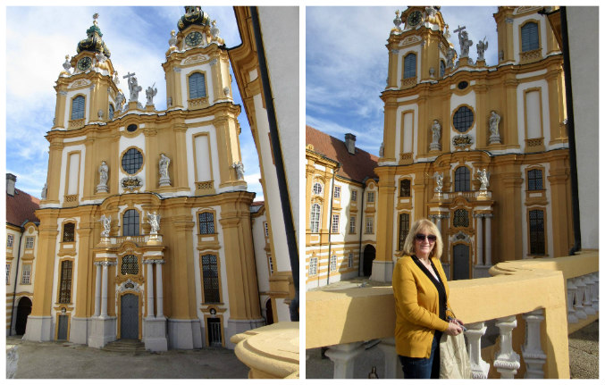 Mum at Melk abbey