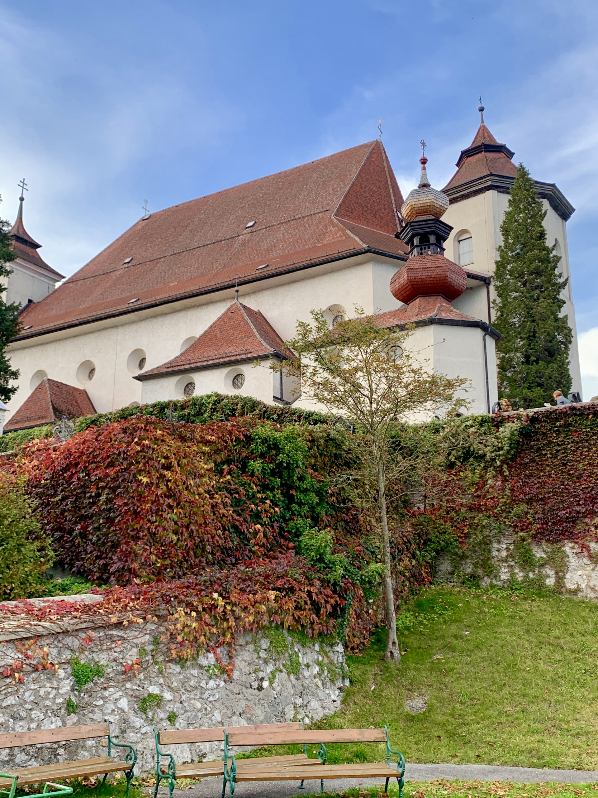 church in Traunkirchen in the Austrian Lake District