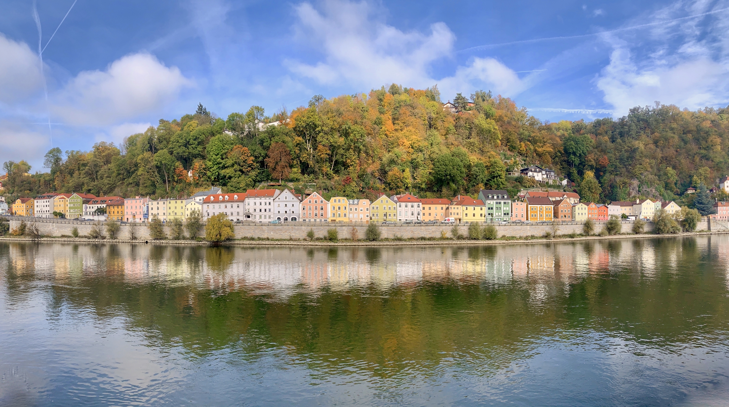 Passau panorama over the Danube