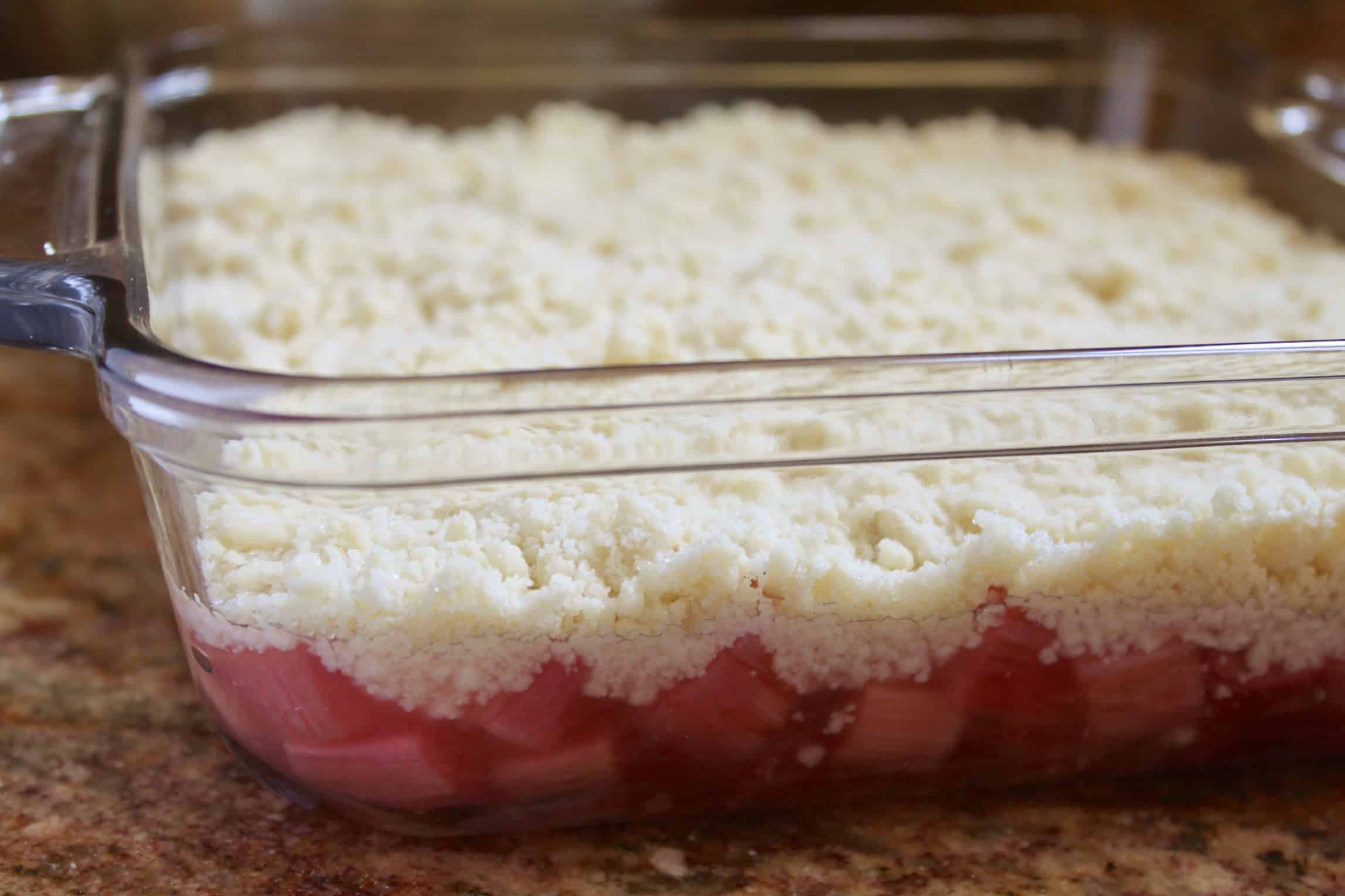 dessert ready for the oven