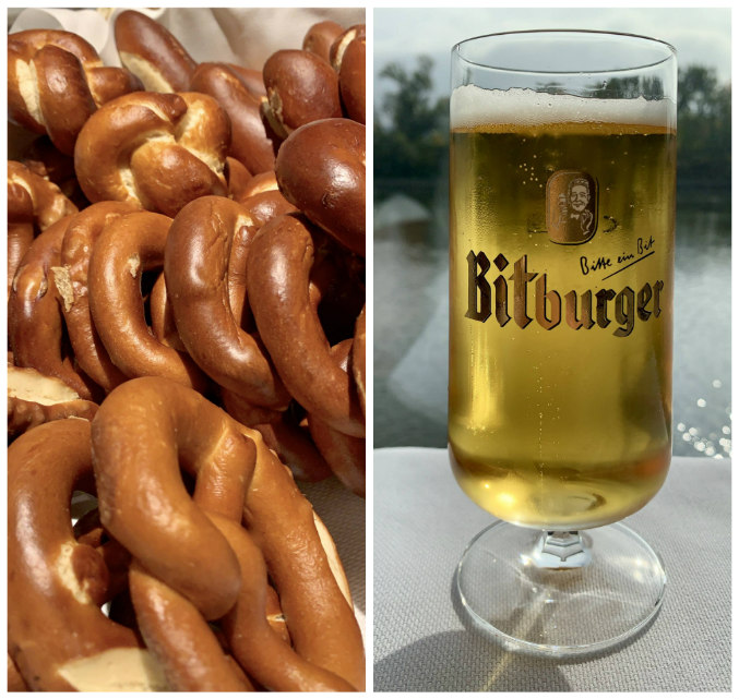 pretzels and beer