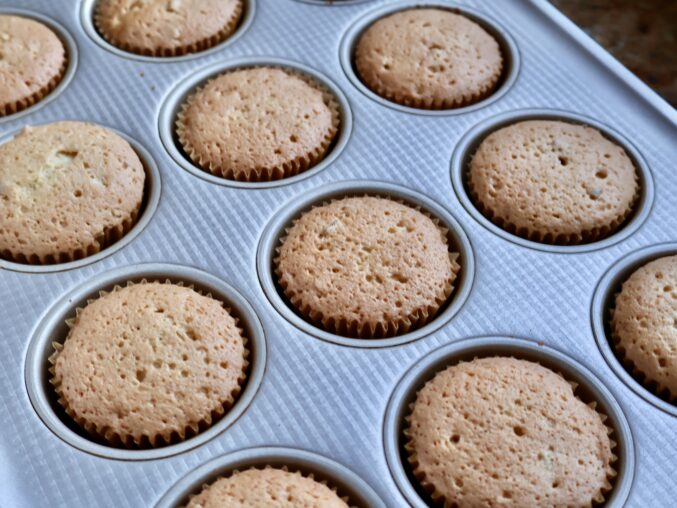 baked cupcakes
