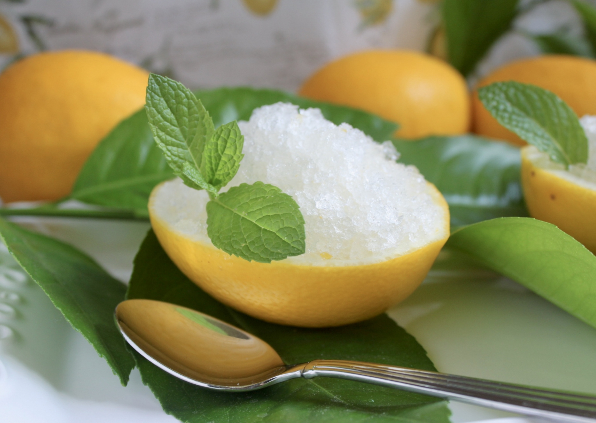 Lemon Granita or Lemon Ice (Granita al Limone) - Christina&amp;#39;s Cucina