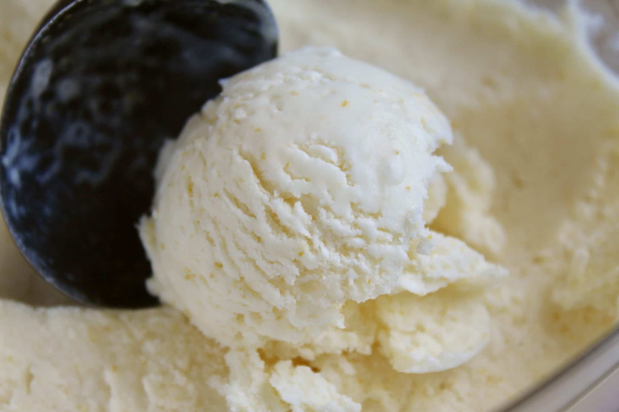 Lemon Ice Cream (Easy Blender Recipe) Christina's Cucina