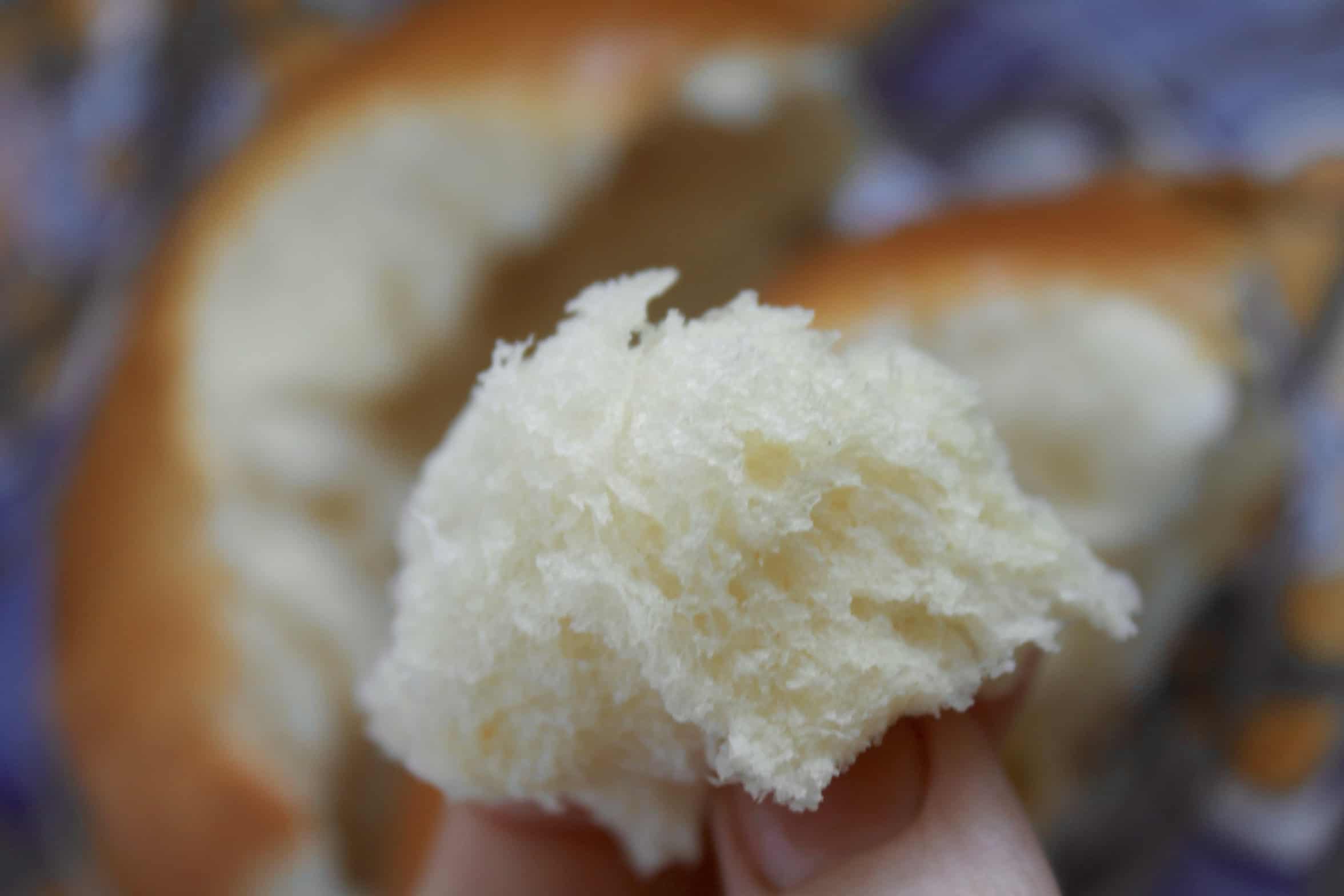 eating a light and fluffy brioche (brioche bun recipe) 
