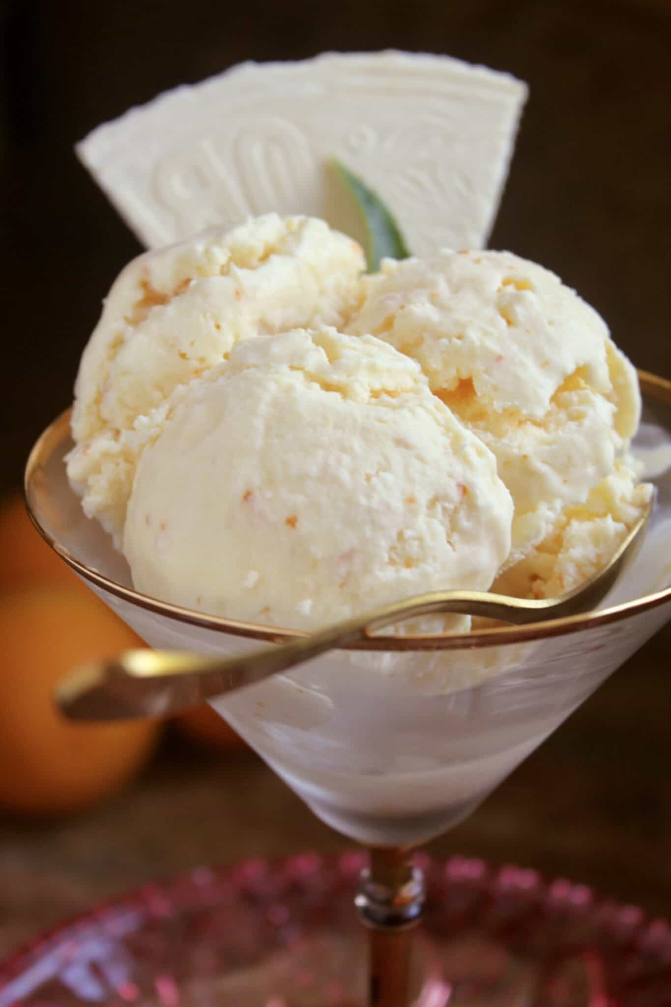 Orange Ice Cream (Quick and Easy Blender Recipe!) Christina's Cucina