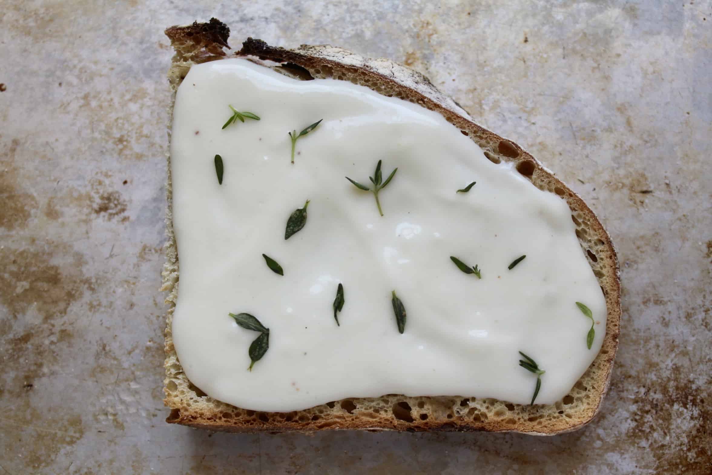 adding thyme to croque monsieur 