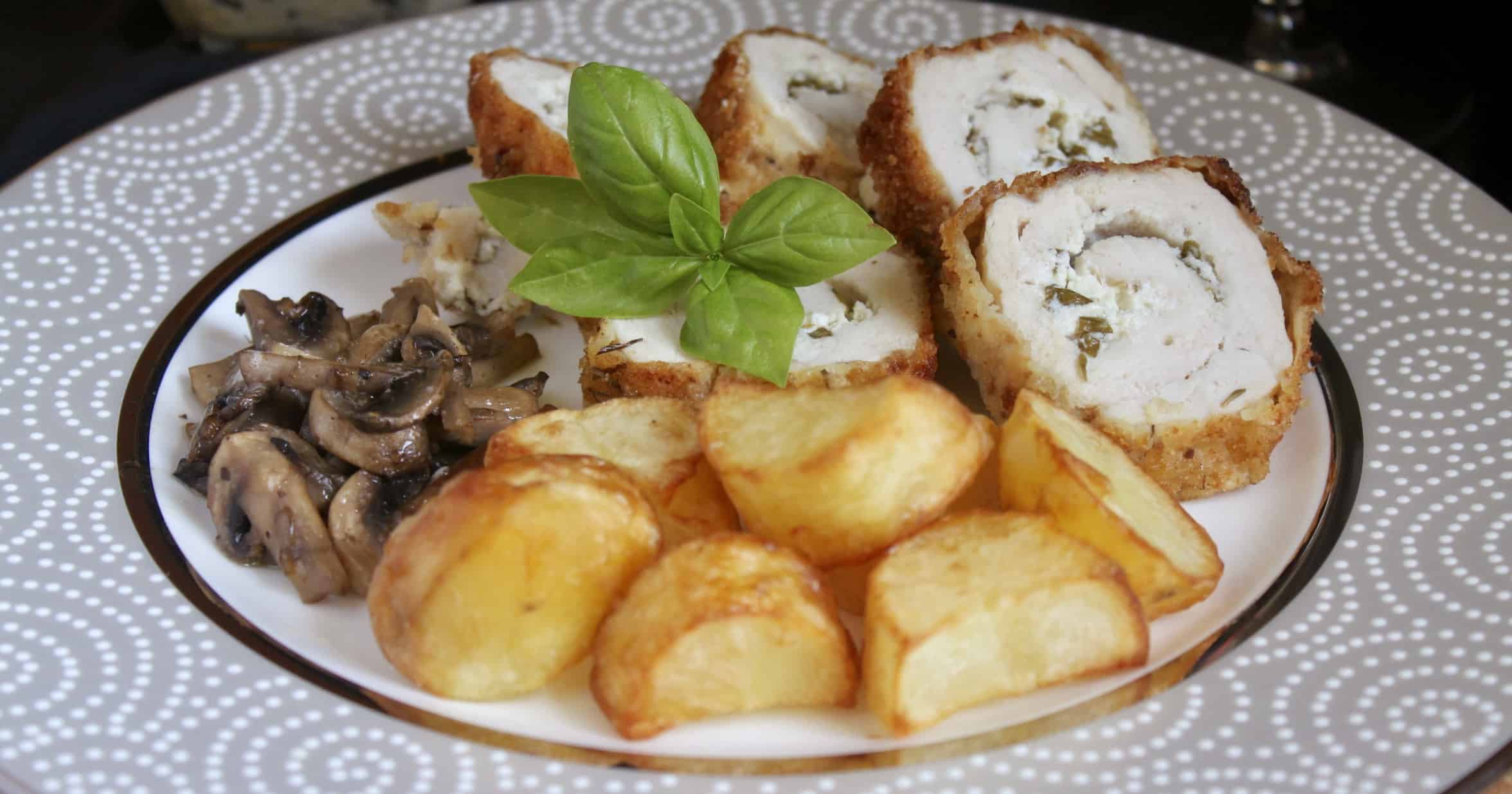 Stuffed Chicken Breast with Goat Cheese, Basil, and a ...