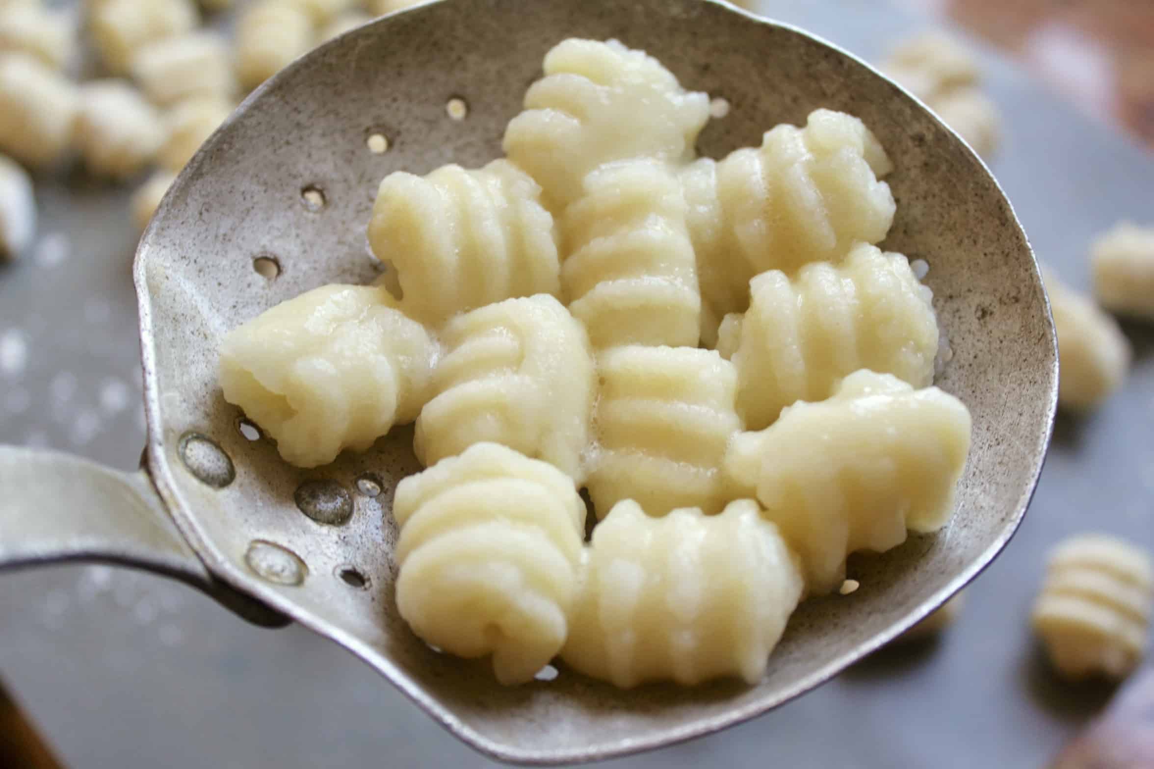 boiled potato gnocchi