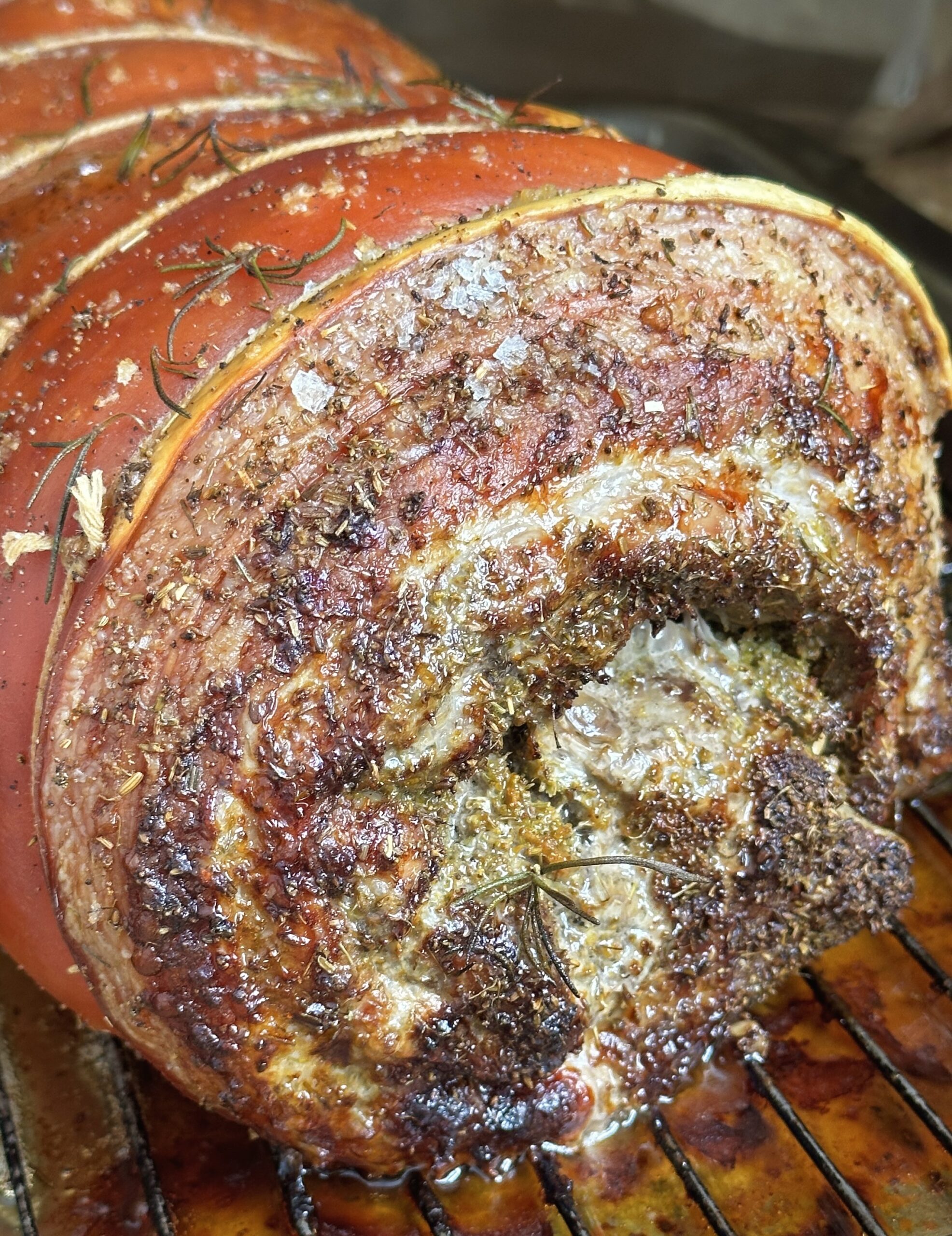 homemade porchetta