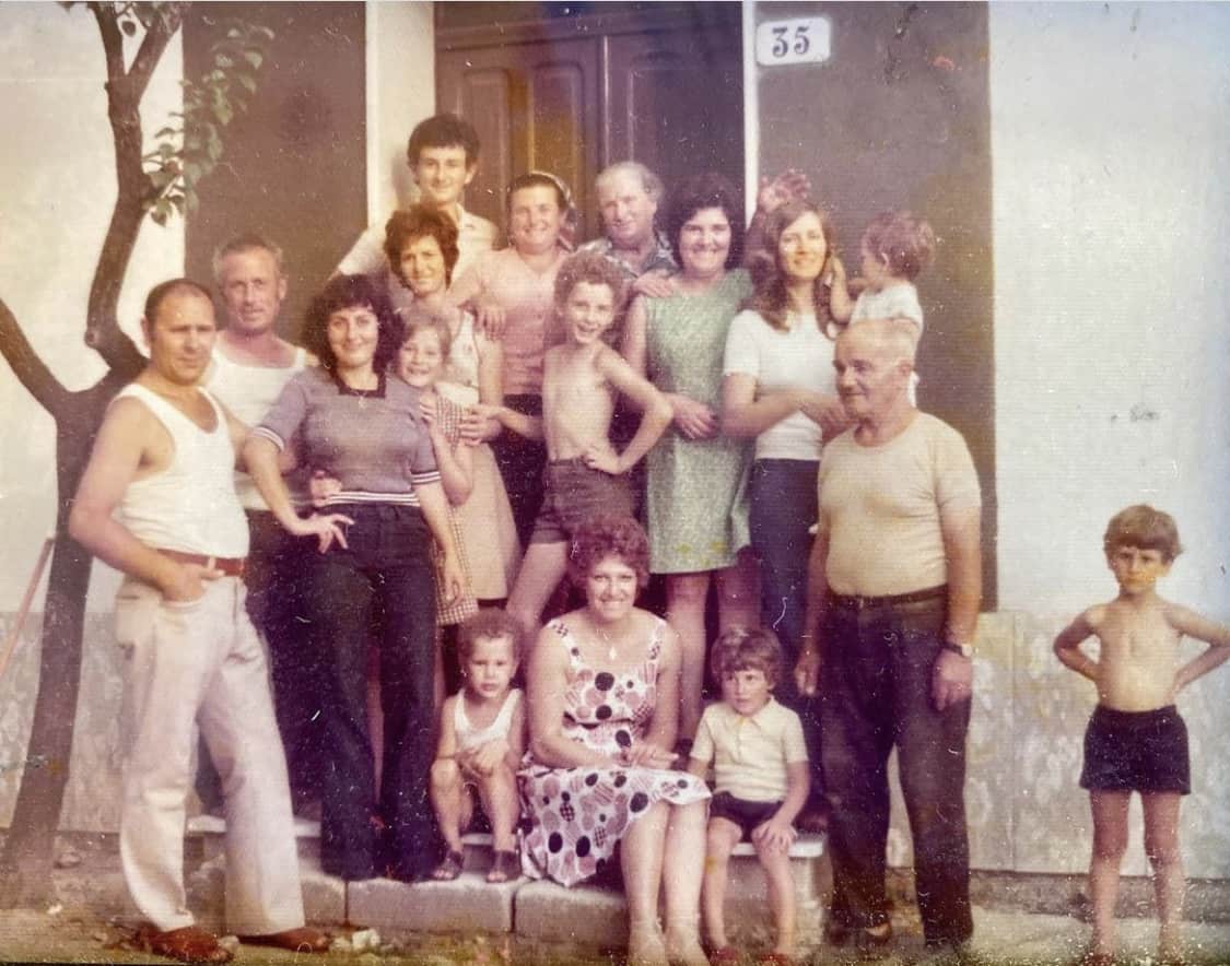 my family in Italy 1975