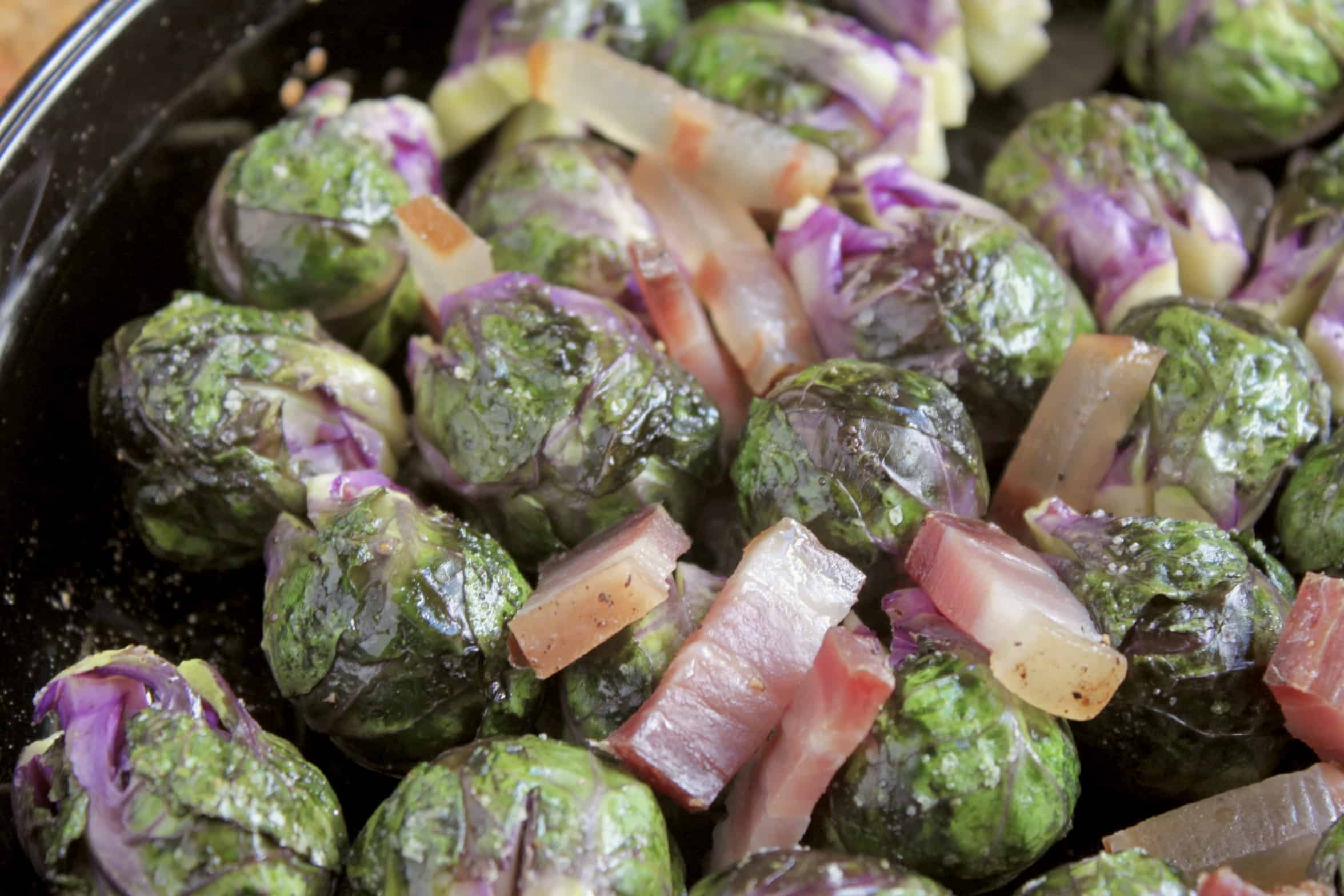 Brussels sprouts with pancetta