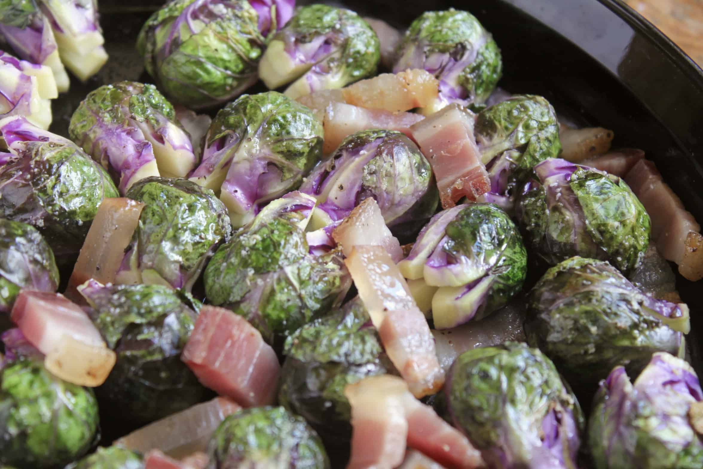 Brussels sprouts with pancetta