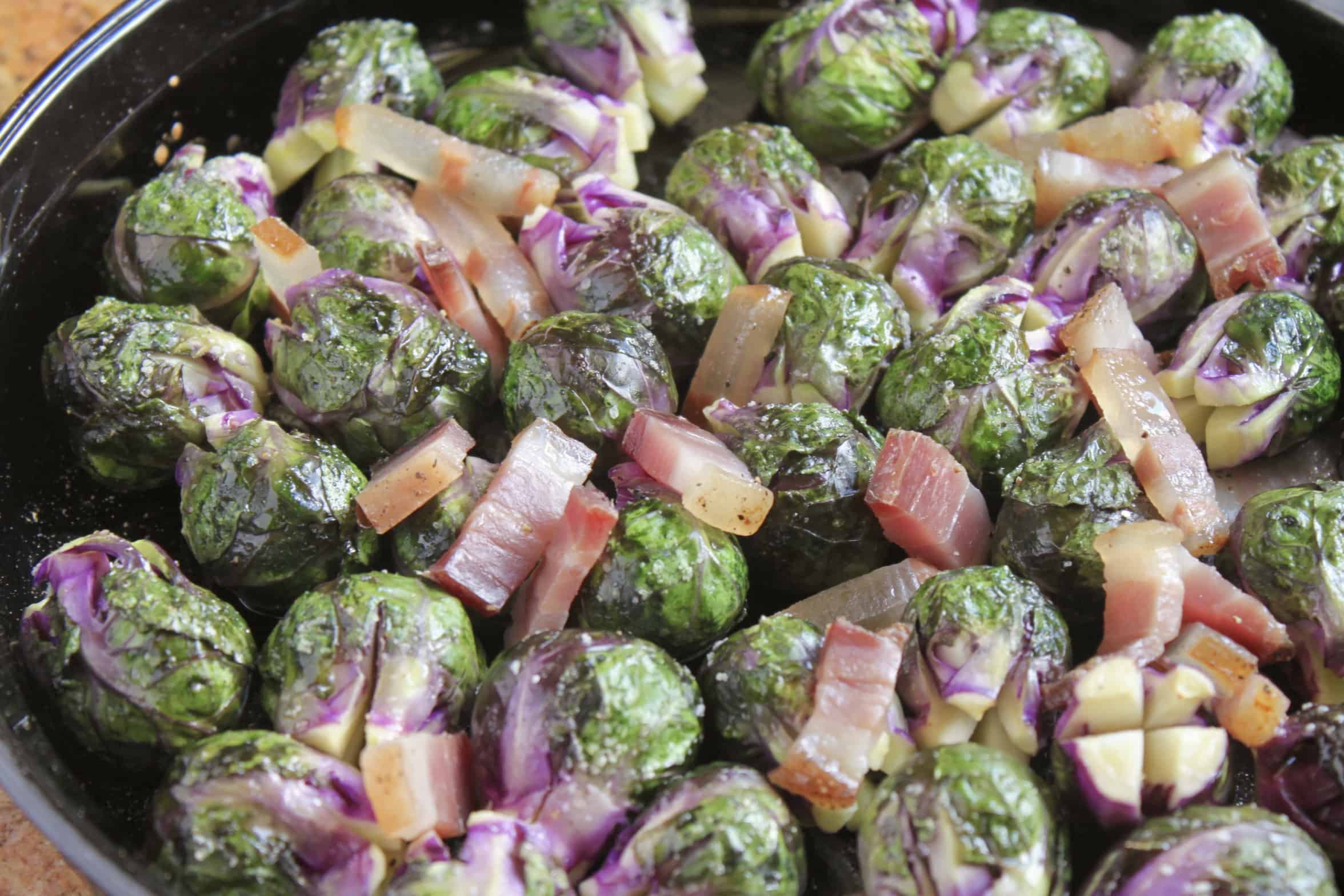 Brussels sprouts with pancetta