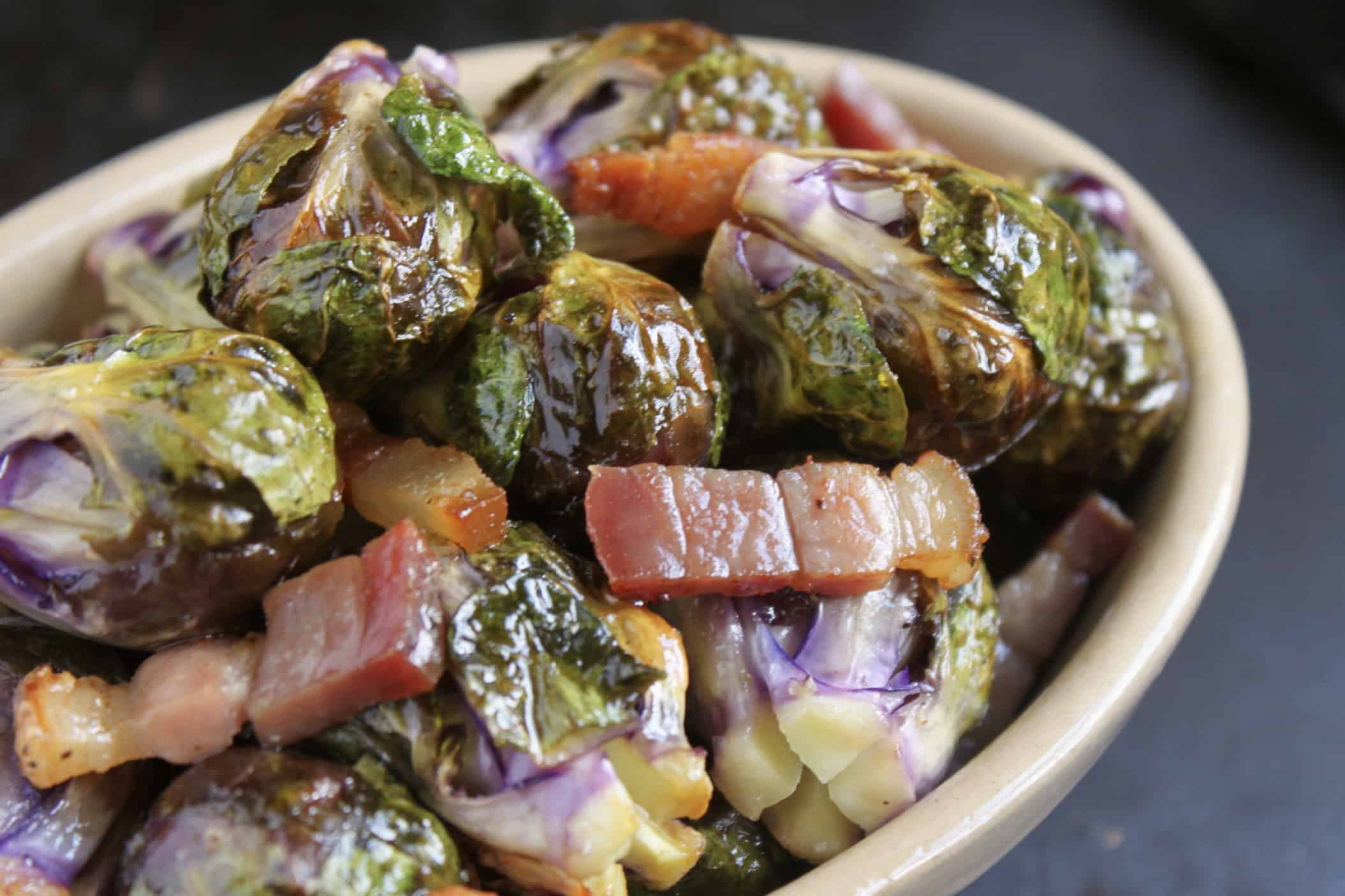 Brussels sprouts with pancetta