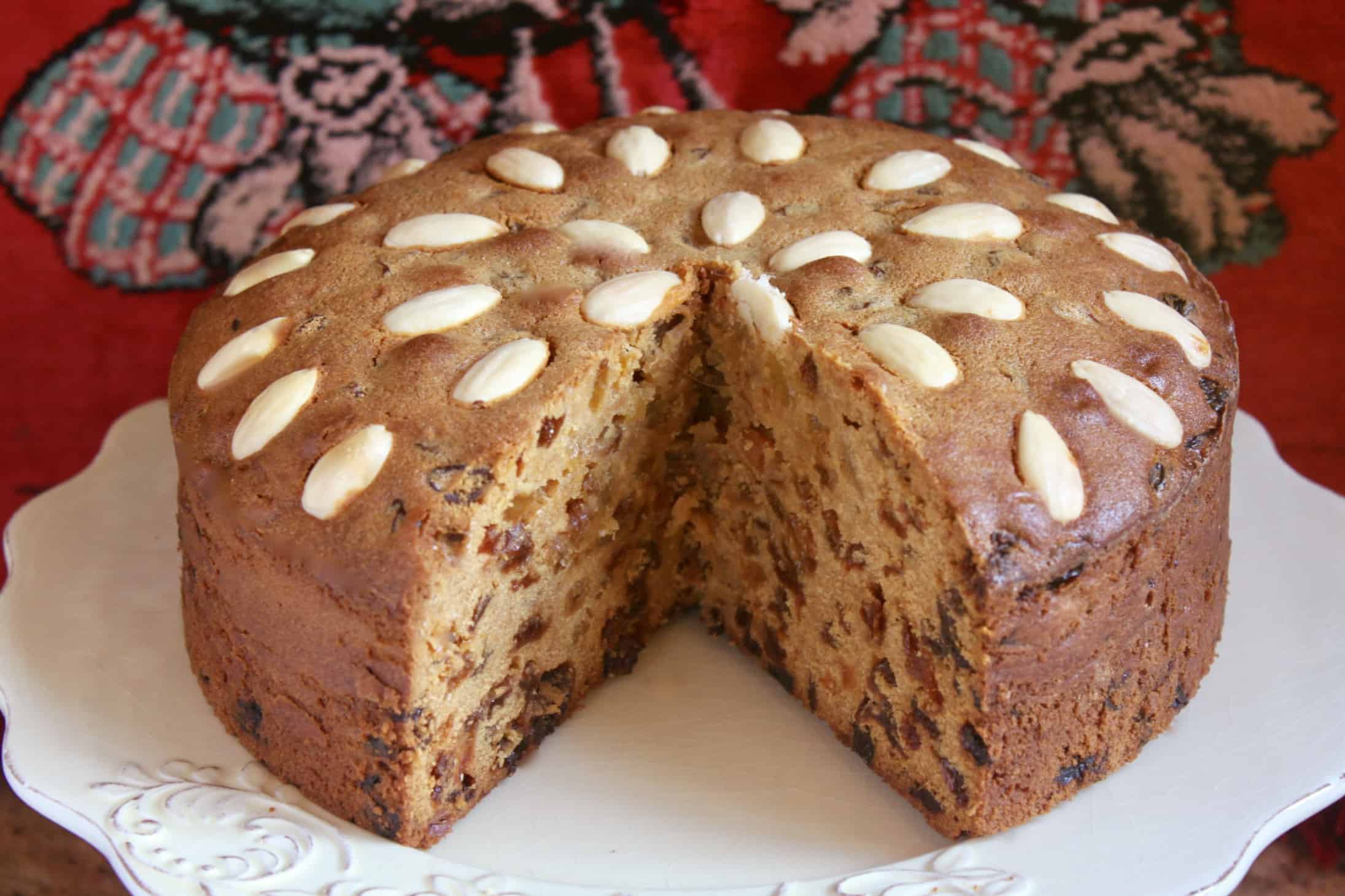 Dundee Cake (Scottish Cake with Almonds on Top) - Christina&amp;#39;s Cucina