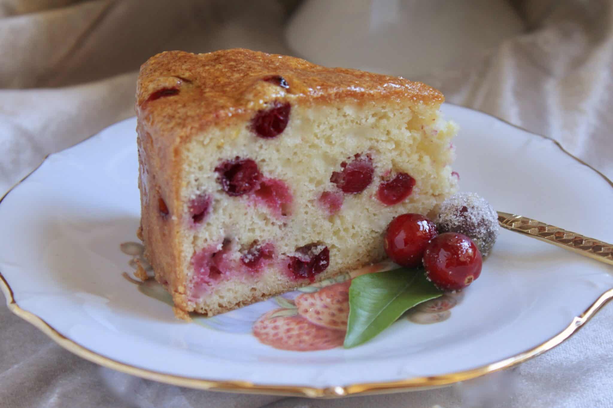 Cranberry Cake with Orange Glaze Christina�s Cucina