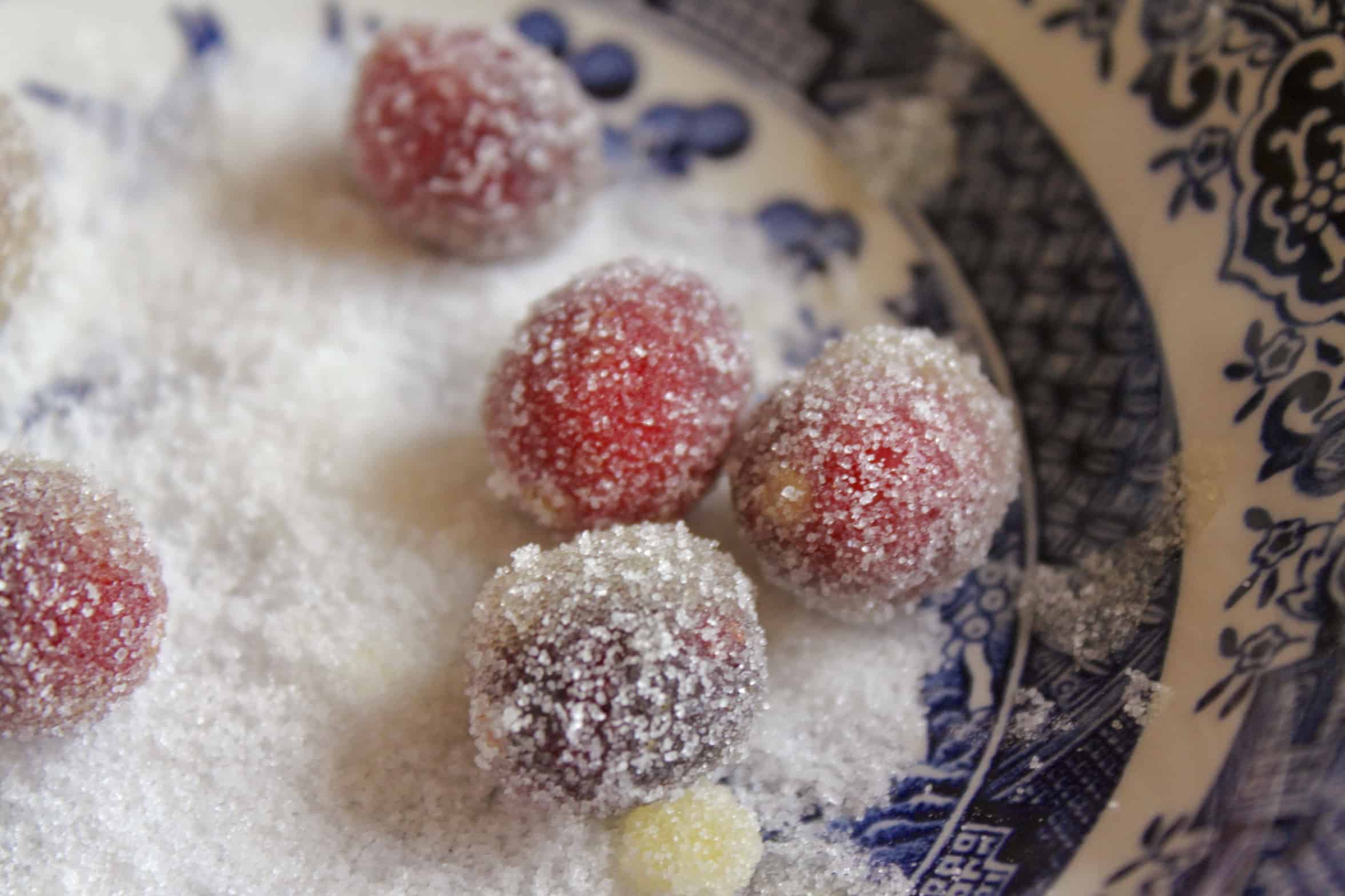 sugared cranberries