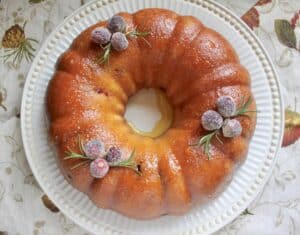 overheard orange cranberry bundt cake