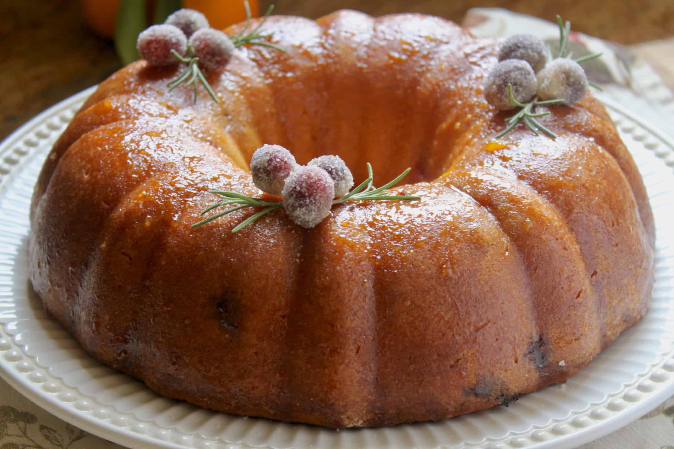 orange cranberry cake