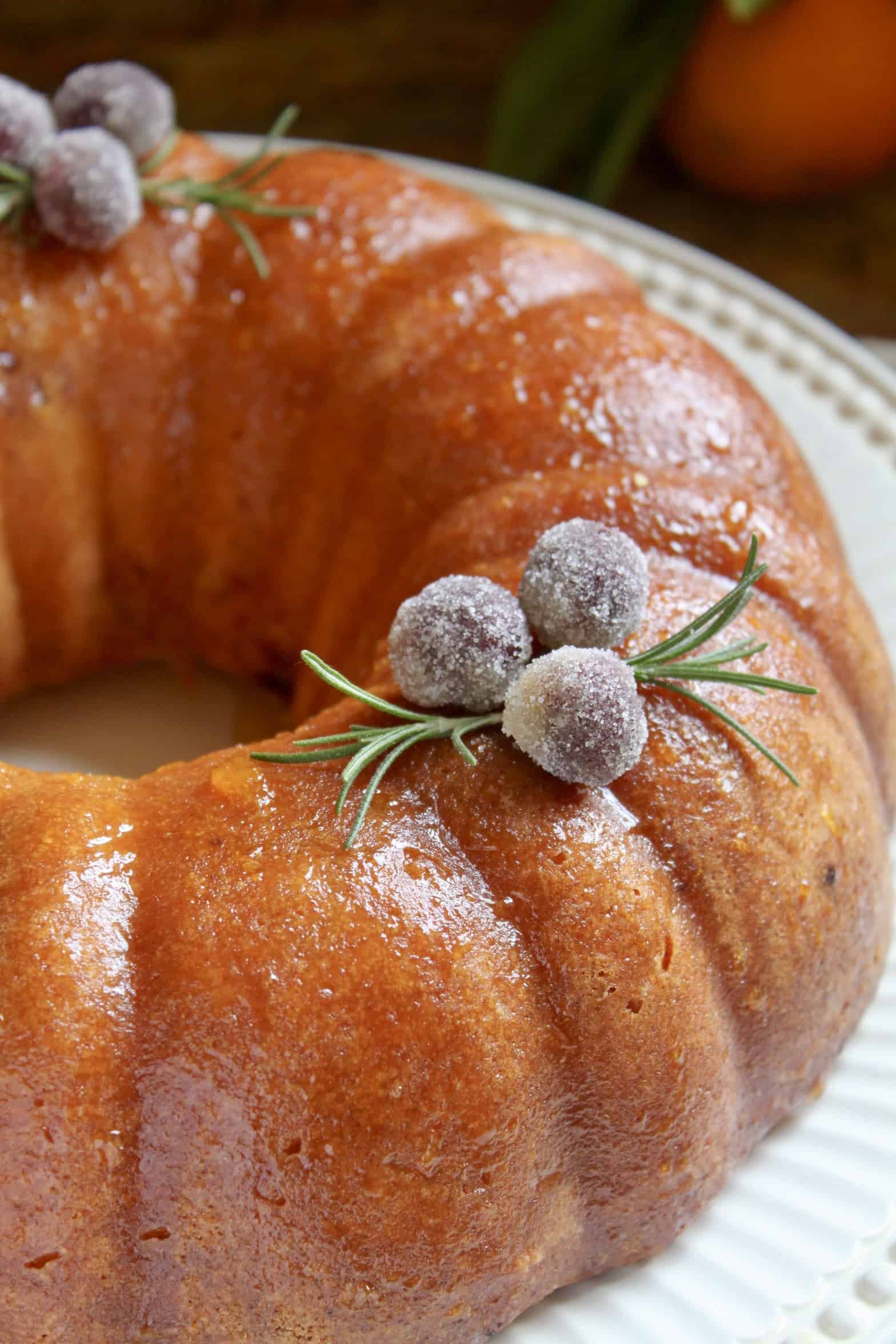 orange cranberry cake