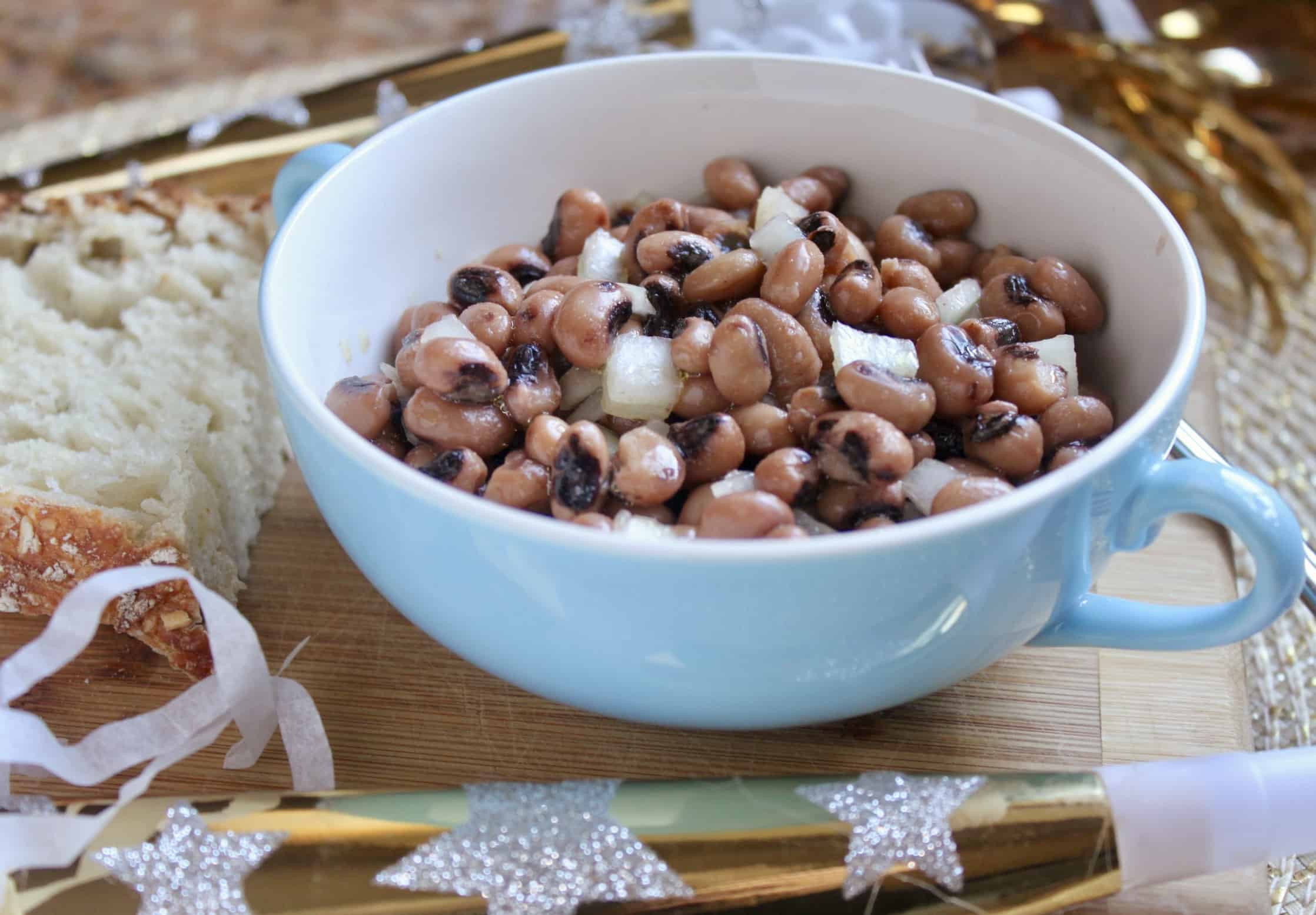 black eyed peas recipe in a bowl