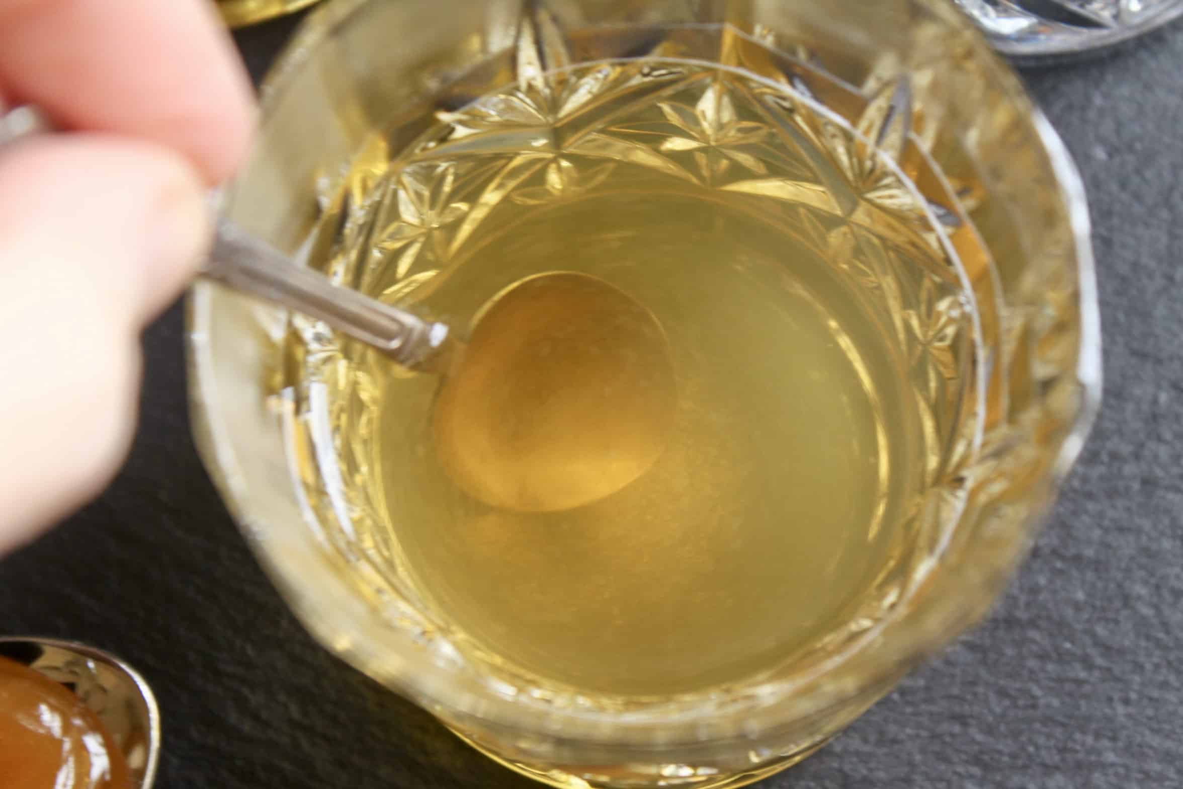 stirring honey