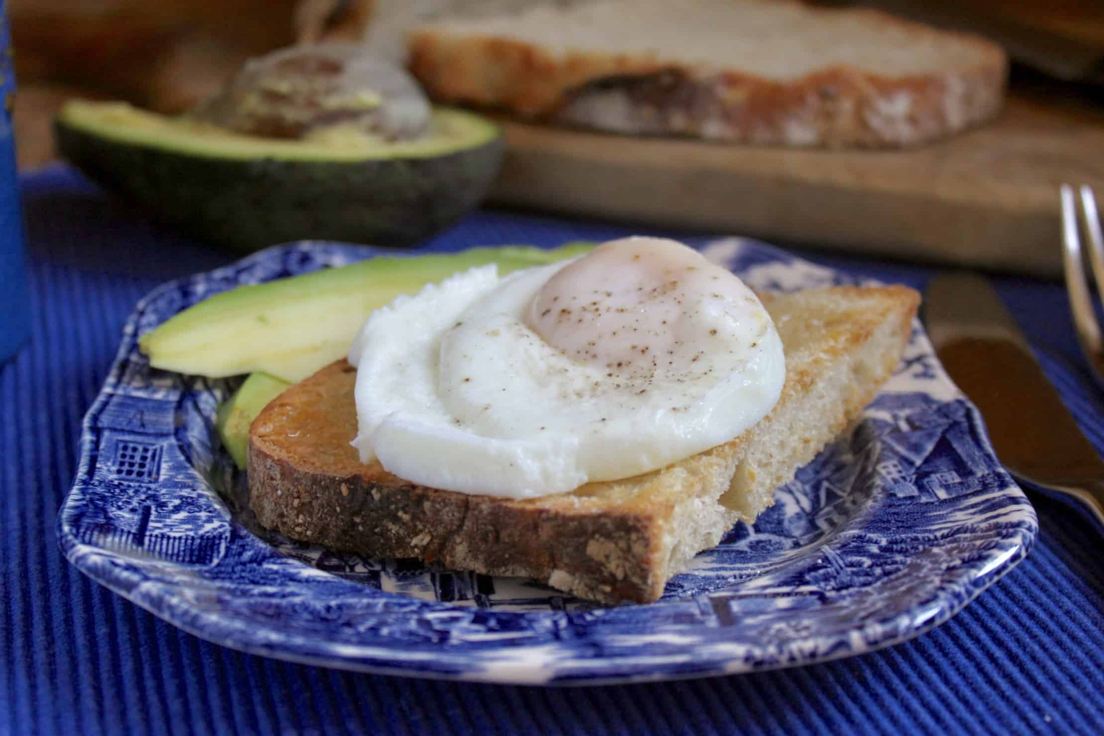 coddled egg on toast