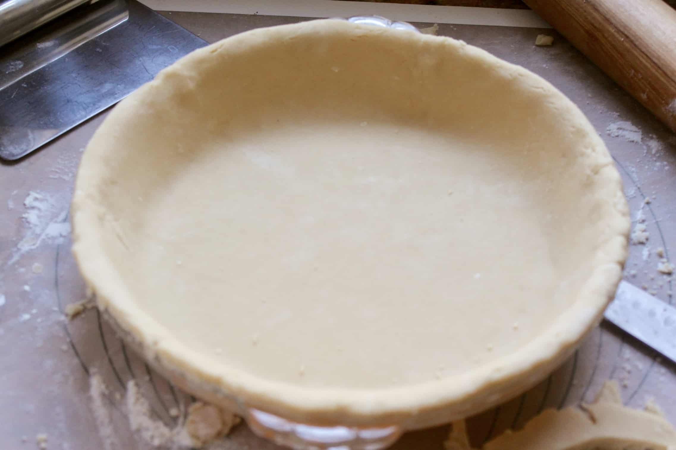 pie crust ready to be filled