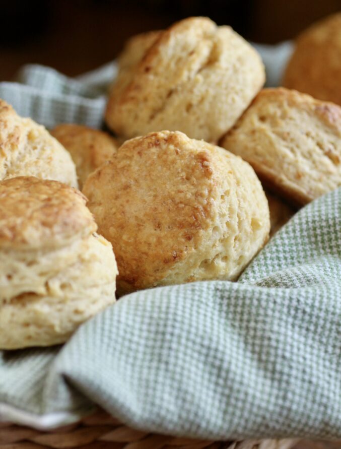 savory parsnip scone parsnip scones in a basket