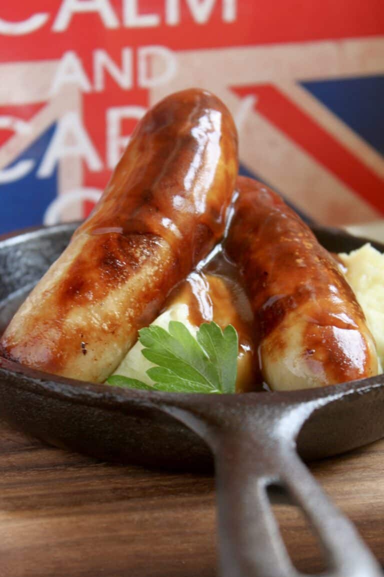 Bangers and Mash (PubStyle Sausage and Mash) Christina's Cucina