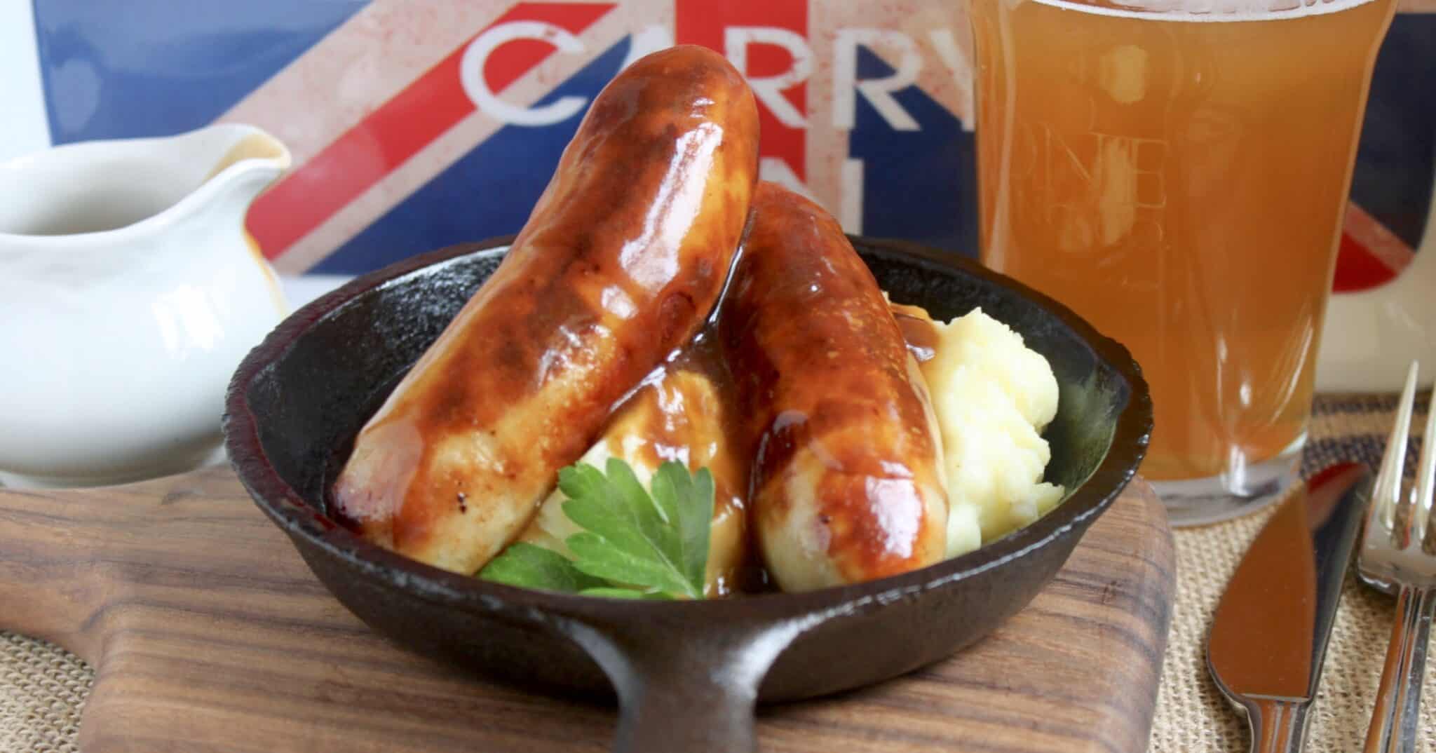 bangers and mash