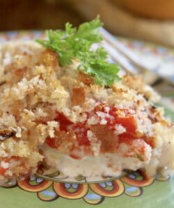 oven baked fish on a plate