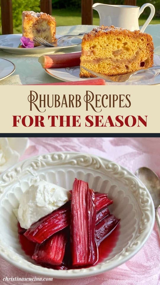 rhubarb recipes pin