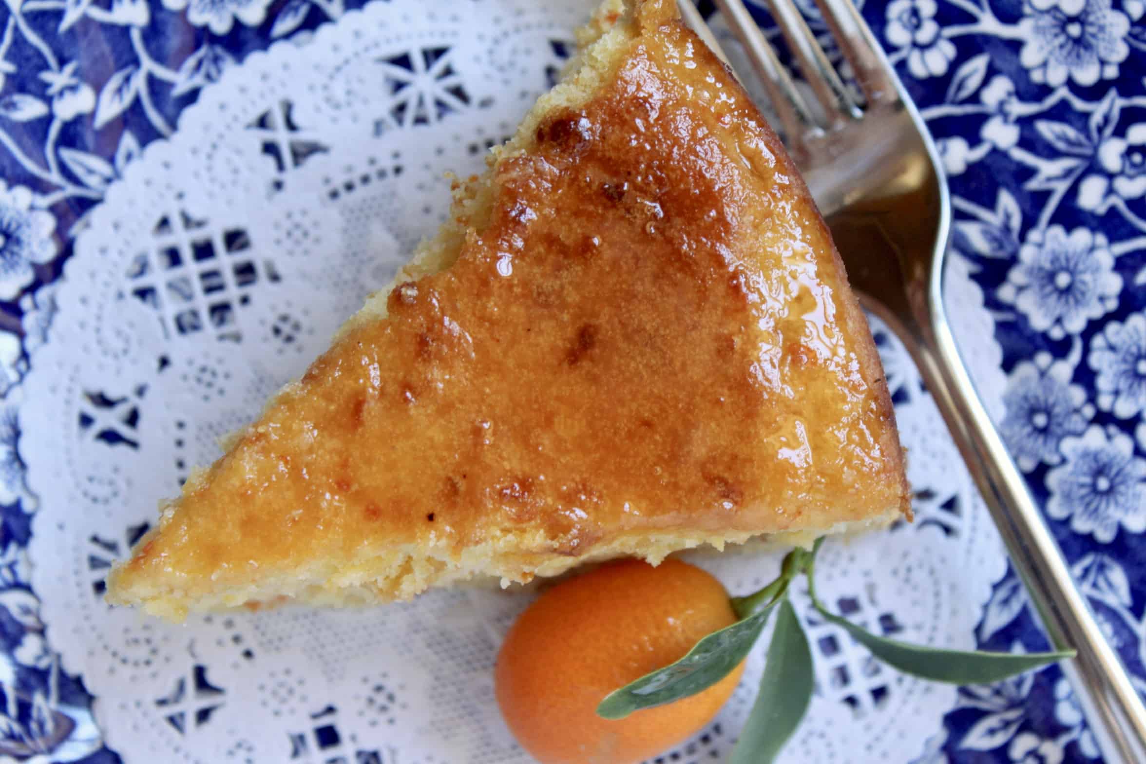 kumquat cake on a plate