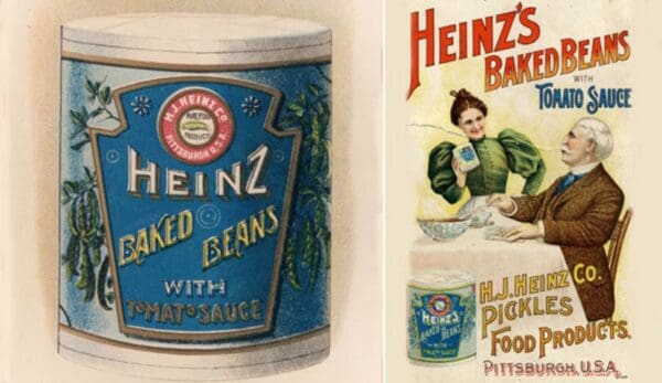 Old Heinz Beans ad Old Heinz Beans ad