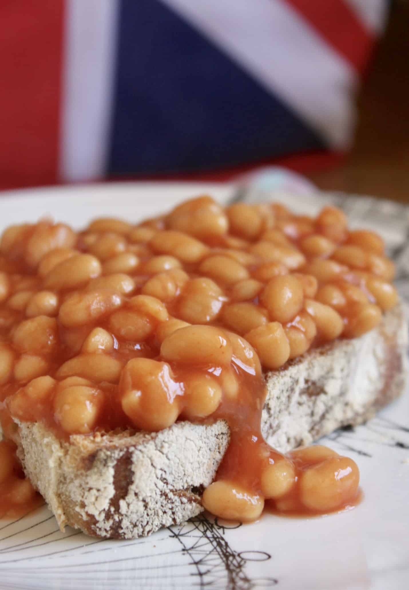 beans on a slice of toast