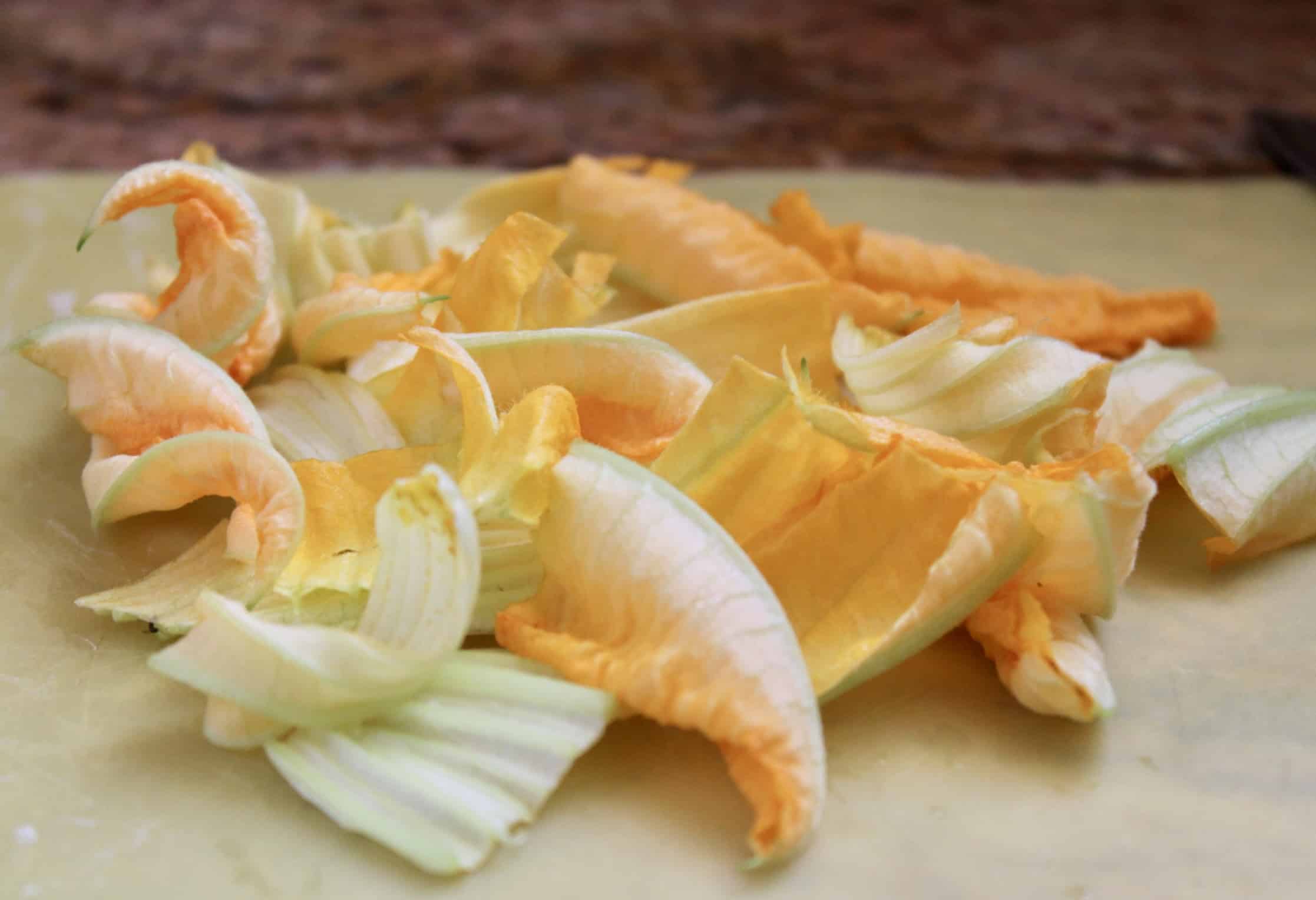 zucchini blossoms