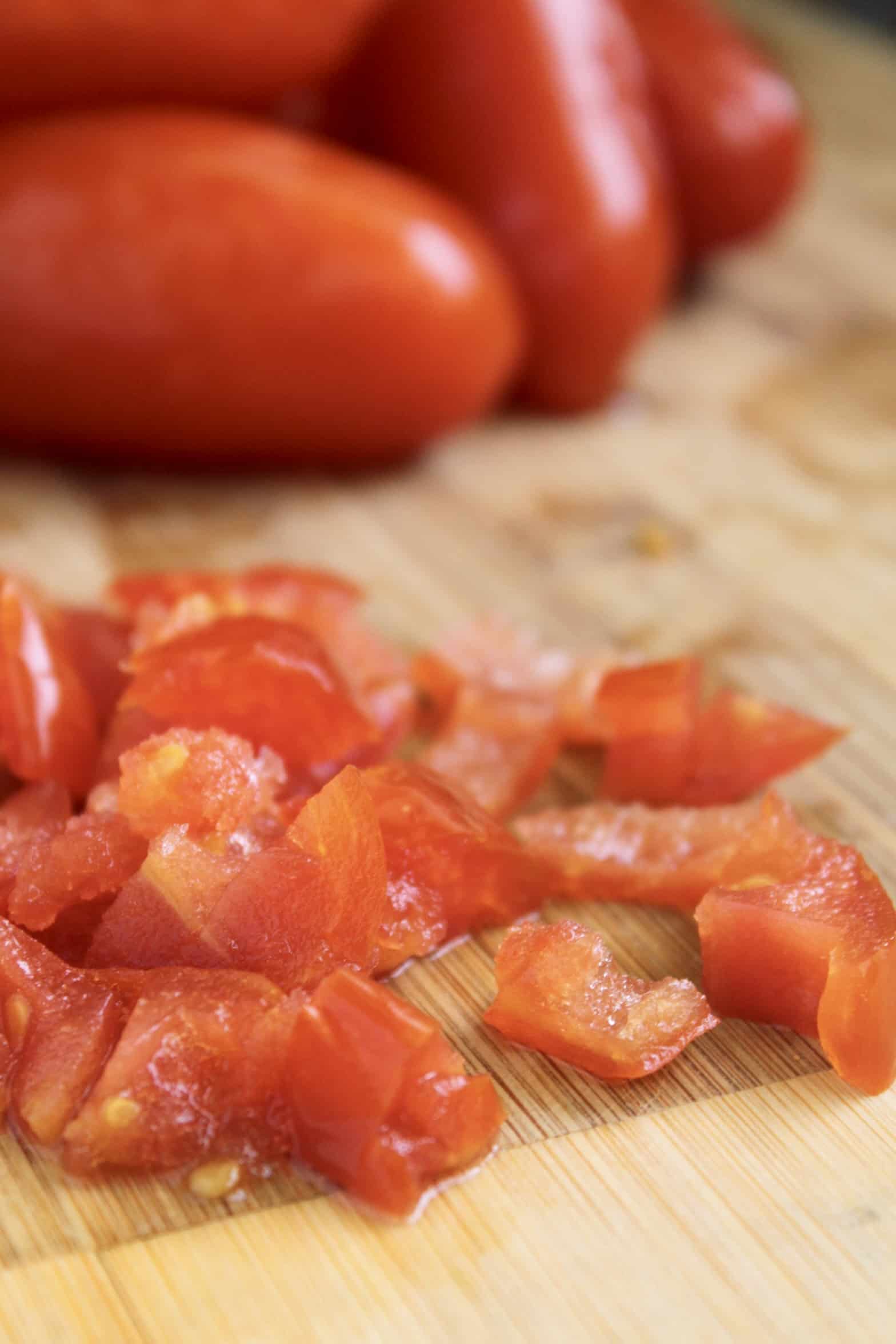 chopped tomatoes