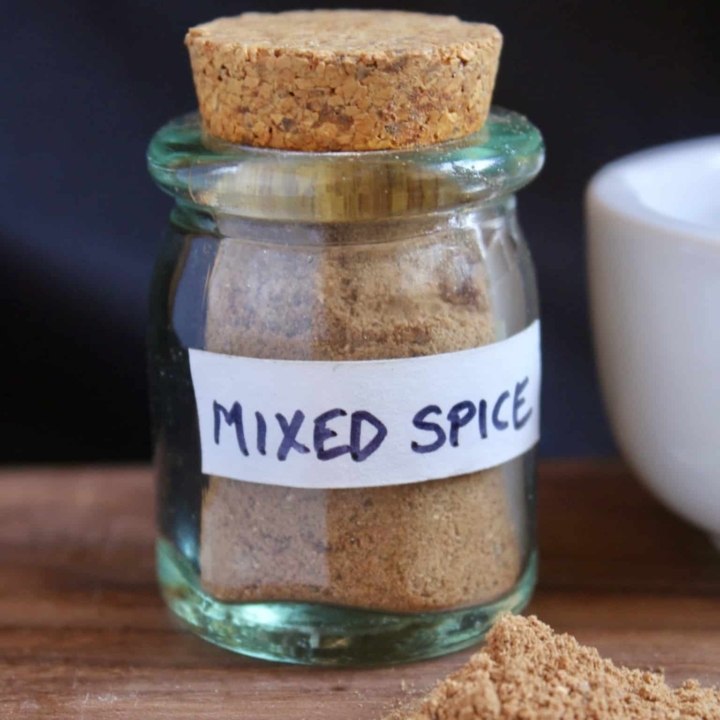 mixed spice in a jar