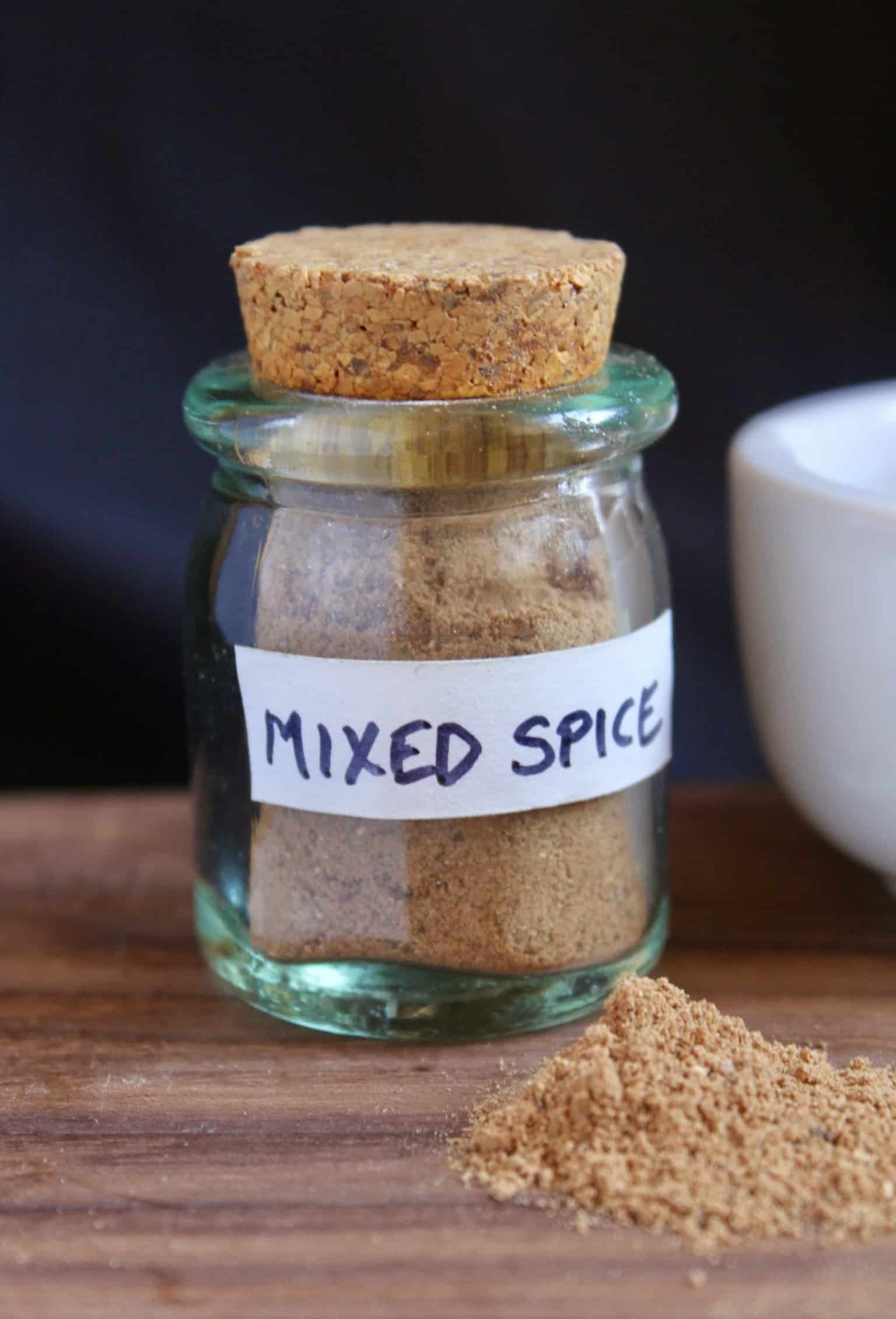 mixed spice in a jar