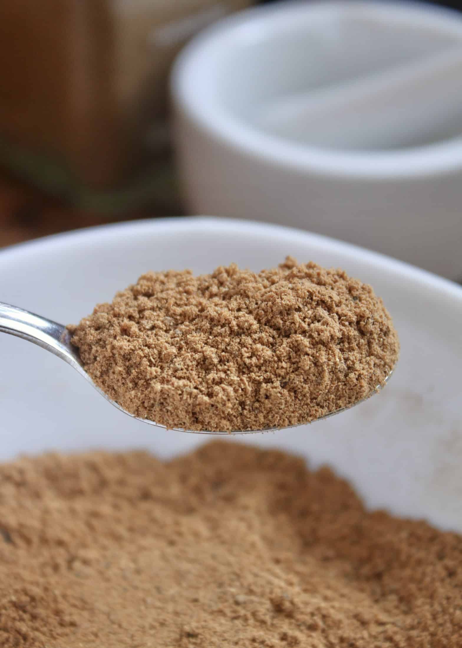 spoonful of the spice mixture spoonful of the spice mixture
