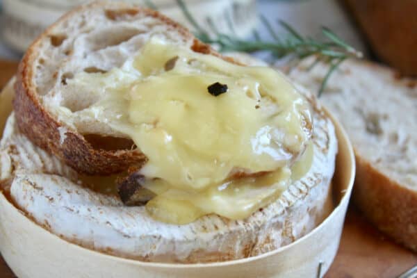 camembert and truffle honey