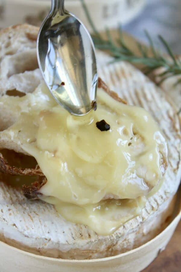 truffle honey on Camembert