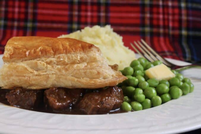 Scottish Steak Pie (with Puff Pastry Topping) - European Food and Travel