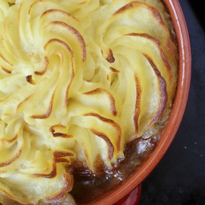 cottage pie overhead