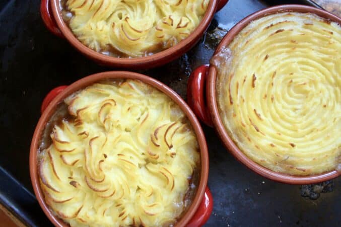 baked cottage pies